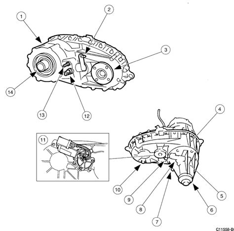 06 F150 Transmission And Transfer Case Diagram