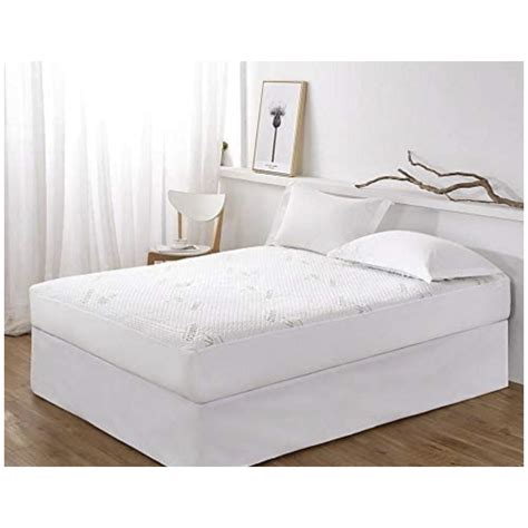 Protège Matelas Deux Personnes Matière Bambou Imperméable