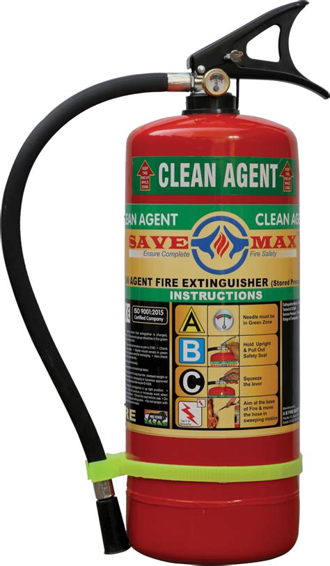 Savemax Clean Agent Fire Extinguisher Ab Fire Safety Systems