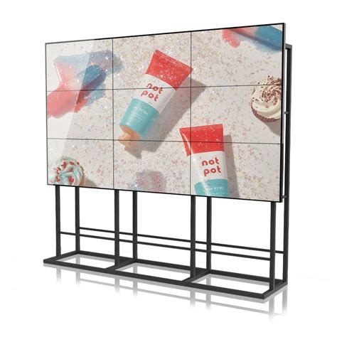 Indoor Video Wall Monitor Advertising Display Narrow Bezel K K Hd X