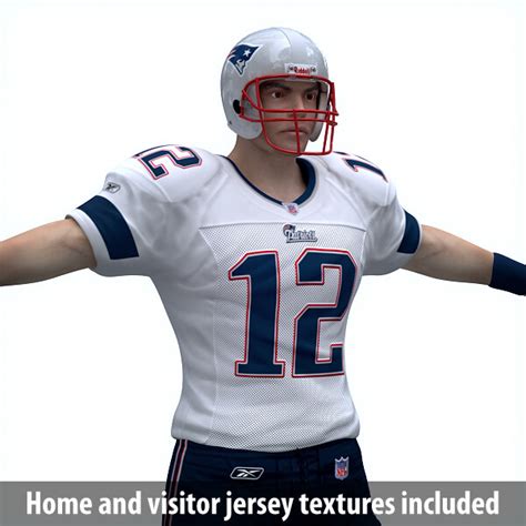 Artstation Nfl Player New England Patriots Game Assets