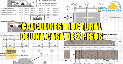 C Lculo Estructural De Una Casa De Pisos Paso A Paso Excel Y Pdf