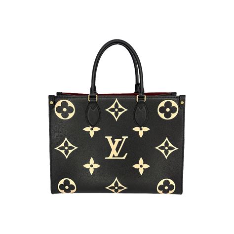 Louis Vuitton Bicolor Monogram Giant Empreinte Onthego Mm Tote At 1stdibs