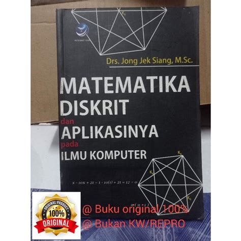 Jual Matematika Diskrit Dan Aplikasinya Dalam Ilmu Komputer Original