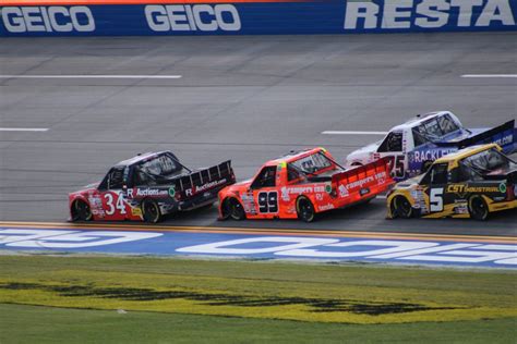 Moffitt Wins Wild Truck Series Race At Talladega The Podium Finish