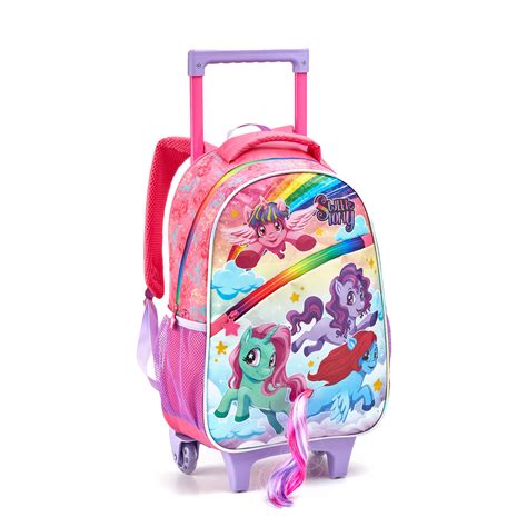 Kit Escolar Infantil Sweet Poney Seanite Seanite Mochilas Malas