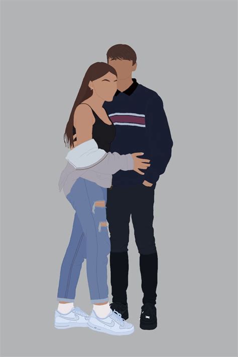 Couple Illustration Portrait Illustration Digital Art Girl Digital