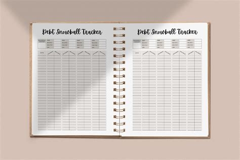 Printable Debt Snowball Tracker Graphic by AmitDebnath · Creative Fabrica