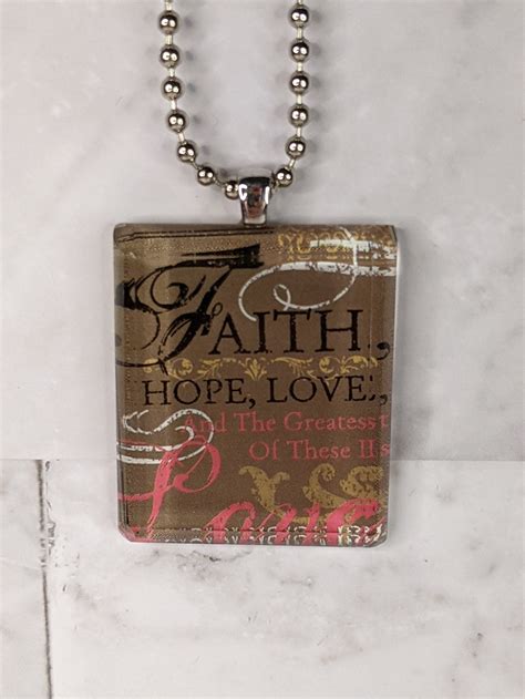 Faith Hope Love Necklace