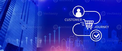 Customer journey concept, marketing and customer behavior analysis