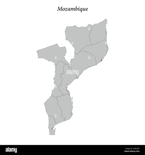 Map Of Mozambique Hi Res Stock Photography And Images Alamy