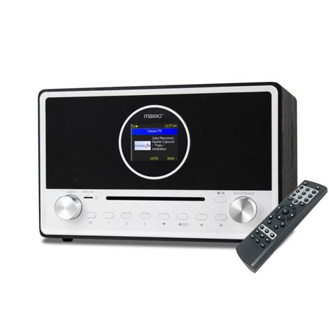 Radio Internetowe Cyfrowe DAB WiFi FM Odtwarzacz CD Maxxo Retro