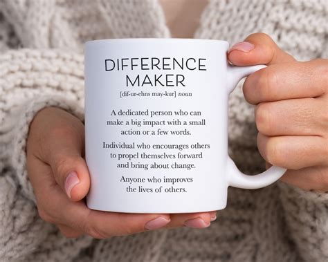 Difference Maker Definition Mug Inspirational Mug Special Education