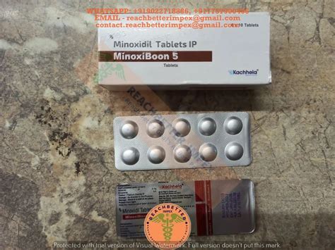 Minoxiboon Mg Minoxidil Tablet Ip At Rs Stripe Lonitab In Nagpur