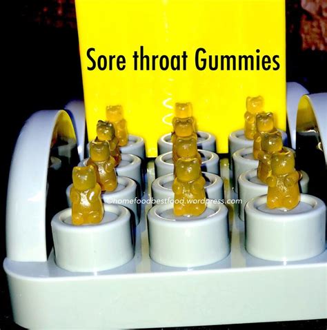 Homemade Sore Throat Gummies In 2020 Gummies Sore Throat Sore