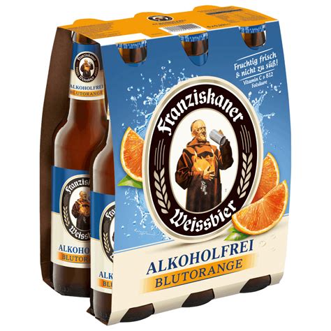 Franziskaner Weißbier Alkoholfrei Blutorange 6er 0 33l Drink Store Köln