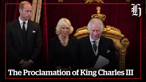 The Proclamation Of King Charles Iii Nzherald Co Nz Youtube