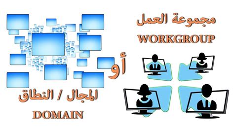 أساسيات الشبكات مجموعة العمل مقابل المجال أو النطاق Workgroup vs