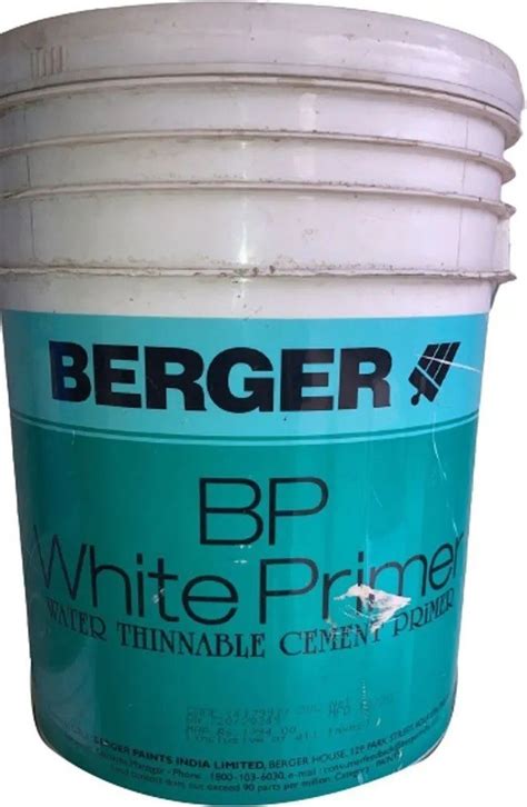 Ltr Berger Bp White Primer At Rs Bucket Berger Primer