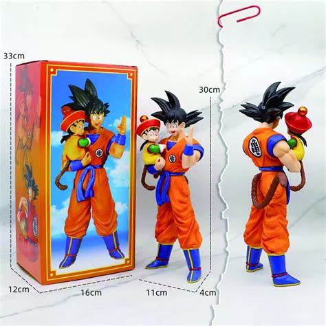 Figuras De Acci N De Dragon Ball Goku Gohan Son Goku Son Gohan Sostiene