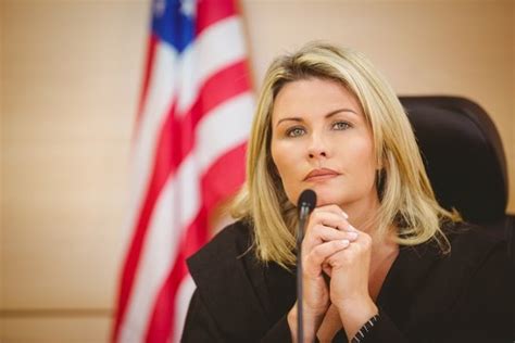 Female Judge In Court