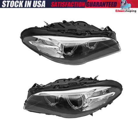 Pair Headlights For Bmw Series F I I I Xenon Hid