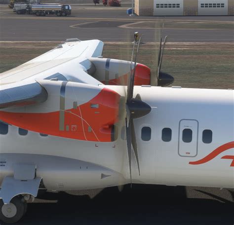 ATR 72 600F 42 600S Propeller Animation Broken Aircraft Systems