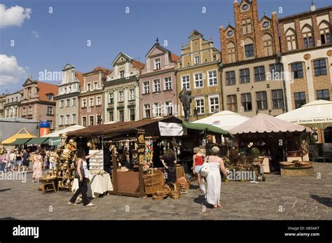 Poznan Old Market Square During Saint John Festival Jarmark