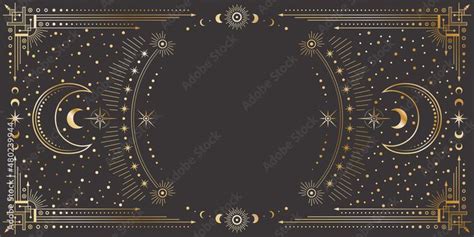 Moon Phases Border