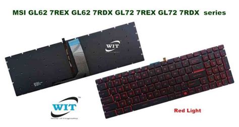 Laptop Internal Keyboard Or Keypad For MSI GE72 GE62 WS60 GS60 GS70