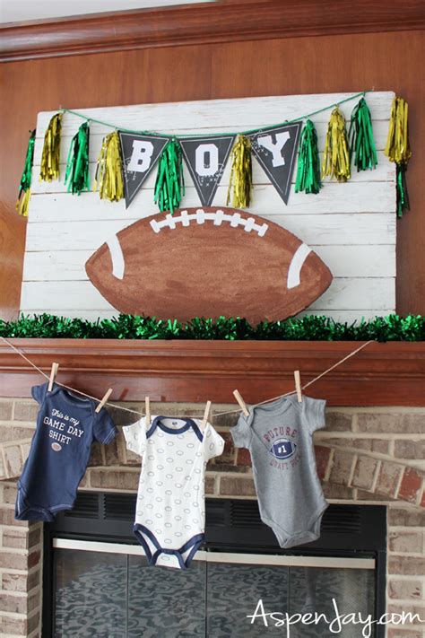 A Football Baby Shower that will be a touchdown - Aspen Jay