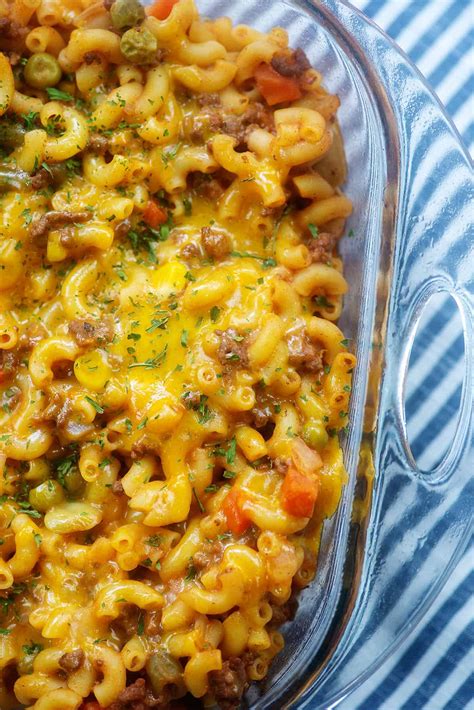 Easy Cheesy Hamburger Casserole Buns In My Oven