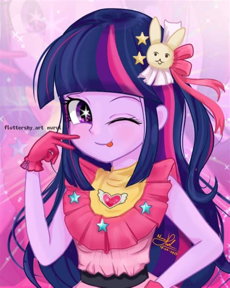 Mlp Art Equestria Girls Mlp Crossover Oshi No Ko My Little