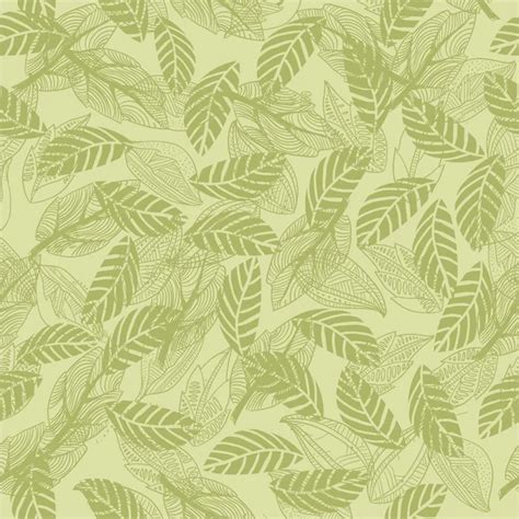 Seamless leaf pattern in vector — Stock Vector © nataliia-ku #5955496