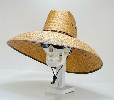 It's Hot Maximum Sun Coverage Straw Hats Unisex, All Natural Grown ...