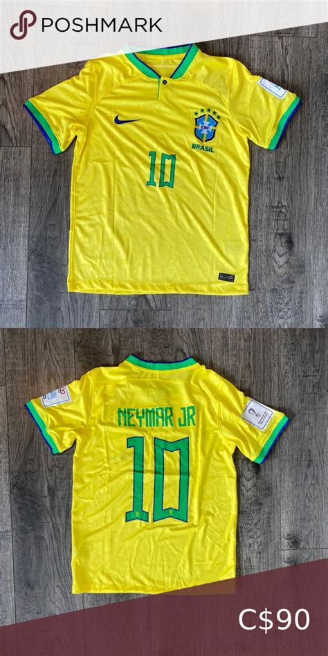 Neymar Jr Brazil Fifa World Cup 10 Jersey Brazil T Shirt Neymar Jr