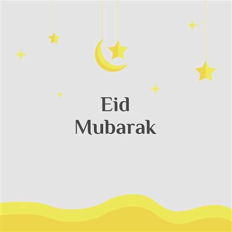 Premium Vector Eid Al Fitr Poster Design With Simple Background