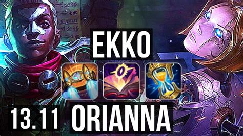 EKKO Vs ORI MID 9 0 8 1 3M Mastery Legendary 400 Games KR