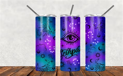 Scorpio Zodiac Oz Skinny Tumbler Graphic By Army Custom Creative