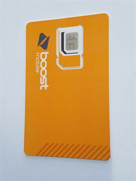 New Prepaid Boost Mobile Expanded Network 5G 4G Sim Card ICCID Sims