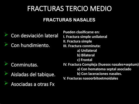 Fracturas Faciales Por Los R Pptx Y Lo Ppt