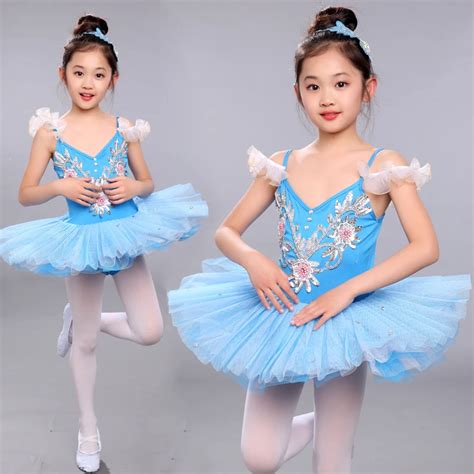 New Girls Classical Ballet Tutu Dress Children Swan Lake Ballet Costume ...