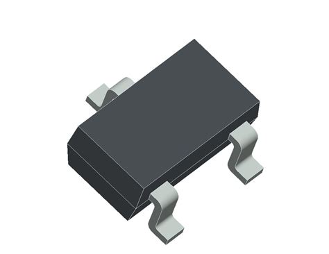 Transistor Cms Bipolaire MMBT3904 NPN 40V 200mA 300mW 300hFE SOT23 3