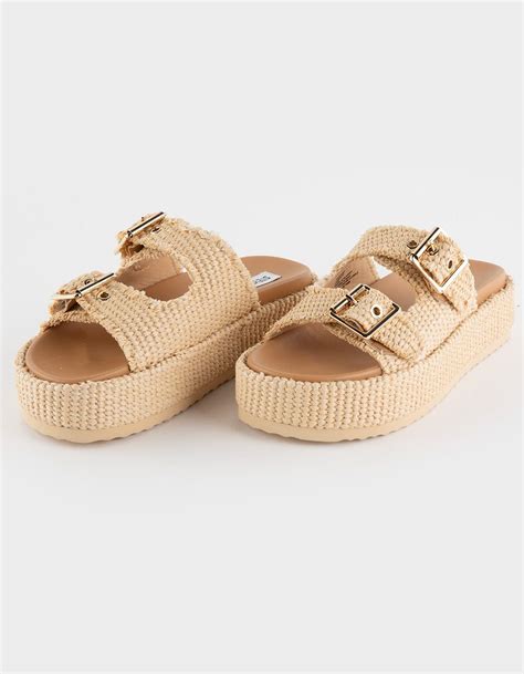 STEVE MADDEN Karrigan Womens Platform Sandals NATURAL Tillys In