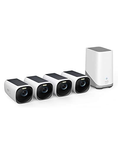 eufy Security eufyCam S330 eufyCam 3 Kit de 4 cams caméra de