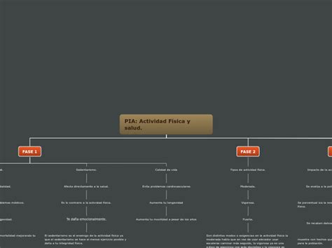 Pia Actividad F Sica Y Salud Mind Map