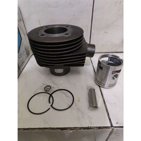 Jual Blok Seher Cylinder Set Komplit Lubang 3 Vespa Px Pxe Excel Vesgio