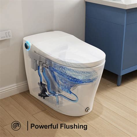 One-Piece Smart Toilet with Bidet | Compact Elongated Toilet - HOROW