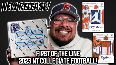 New Release Fotl Panini National Treasures Collegiate Football