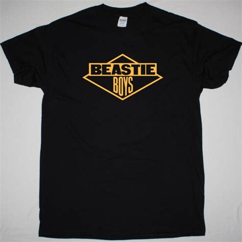 BEASTIE BOYS LOGO NEW BLACK T-SHIRT - Best Rock T-shirts